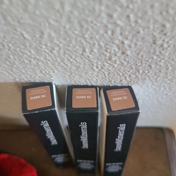 NEW LOT OF 3 bareMinerals Original Liquid Mineral Concealer DARK 5C 2061 2oz. - Picture 5 of 11